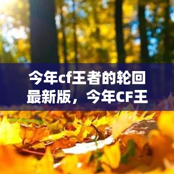 今年CF王者轮回最新版的独特魅力与玩法升级解析