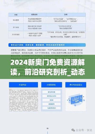 2024新奥门免费资源解读，前沿研究剖析_动态JPL152.18版