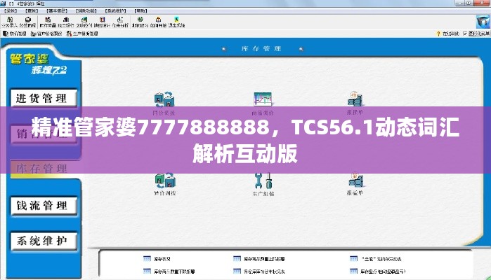 精准管家婆7777888888，TCS56.1动态词汇解析互动版