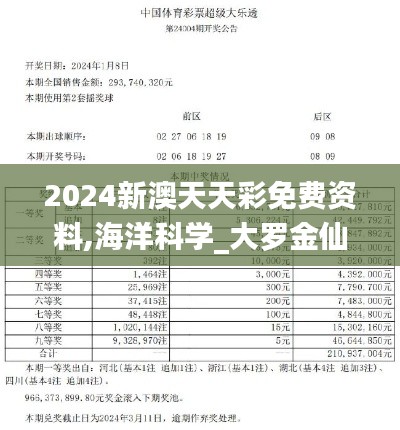 2024新澳天天彩免费资料,海洋科学_大罗金仙TFU751.96