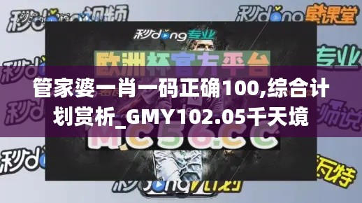 管家婆一肖一码正确100,综合计划赏析_GMY102.05千天境