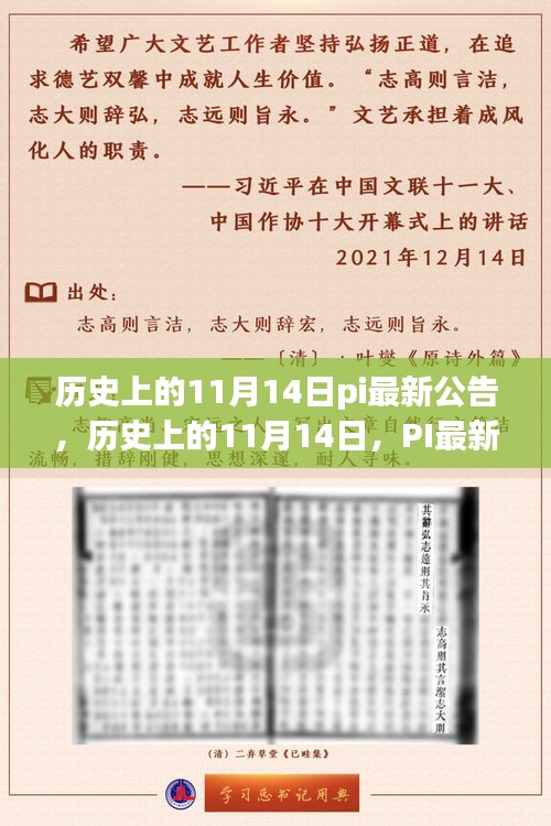 历史上的11月14日PI最新公告回顾与影响分析