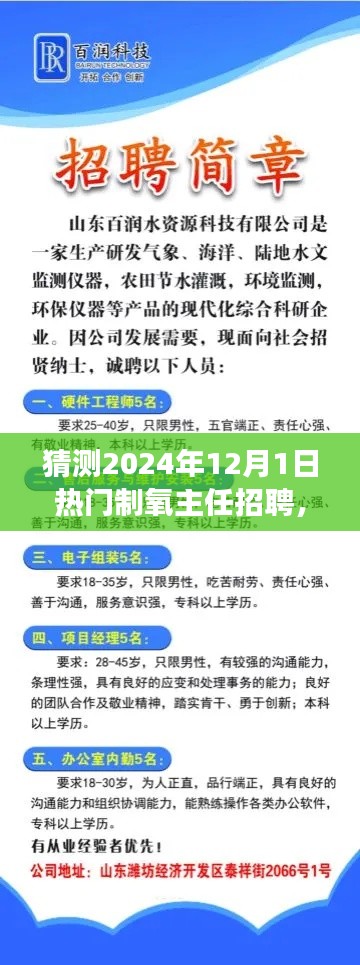 把握未来，挑战热门制氧主任岗位，2024年招聘展望与自我超越之路