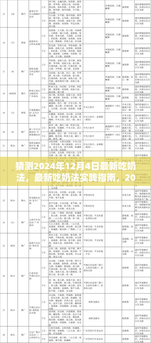 揭秘，最新吃奶法实践指南与步骤详解（预测版 2024年12月4日）