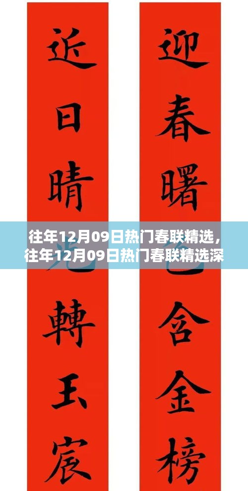 往年12月09日热门春联精选及其深度评测与介绍